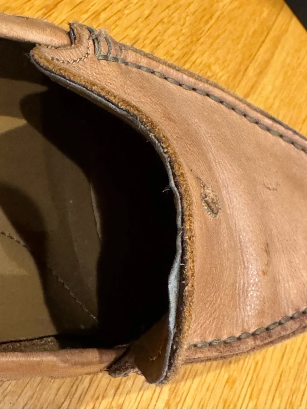 Clarkes Men’s Brown/Tan Leather Slip-On Loafers Mocs Driver Style 9.5M